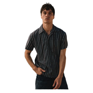 The Wrench Gauze Dobby Stripe Shirt – CHARCOAL