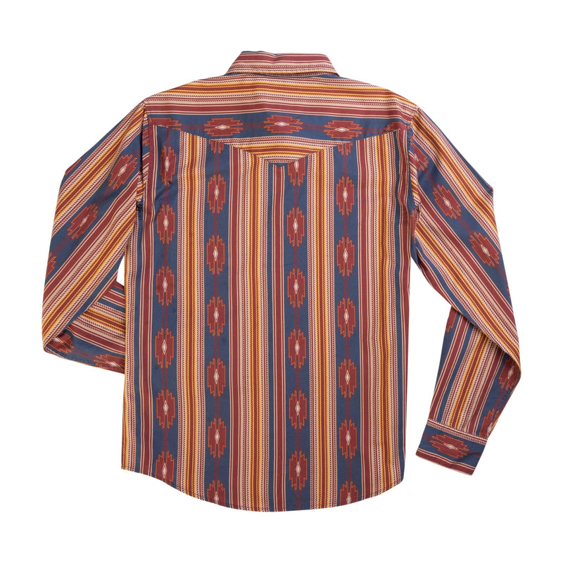 The Wyatt Pearl Snap Serape Shirt – Chevron Stripe - Tulsa