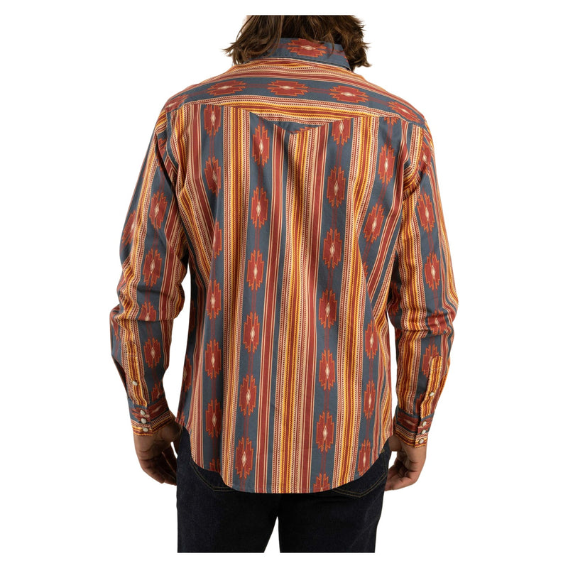 The Wyatt Pearl Snap Serape Shirt – Chevron Stripe - Tulsa