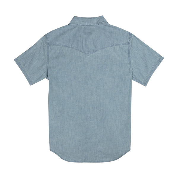 The Wyatt Pearl Snap Short Sleeve Solid - Rooster 
