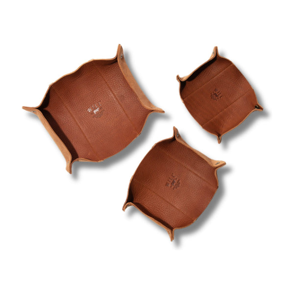 Three Piece Tray Set – Tan