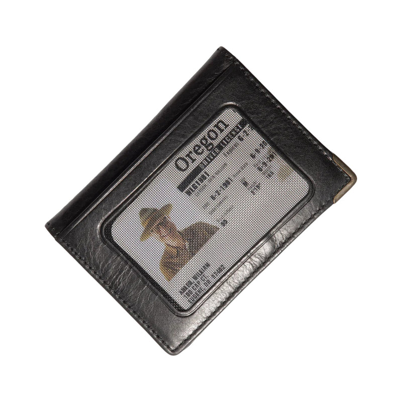 Tradesman Slim Leather Wallet – Black