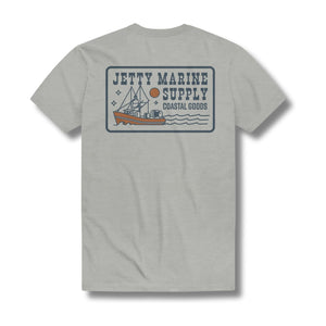 Trawler Tee – Heather Grey