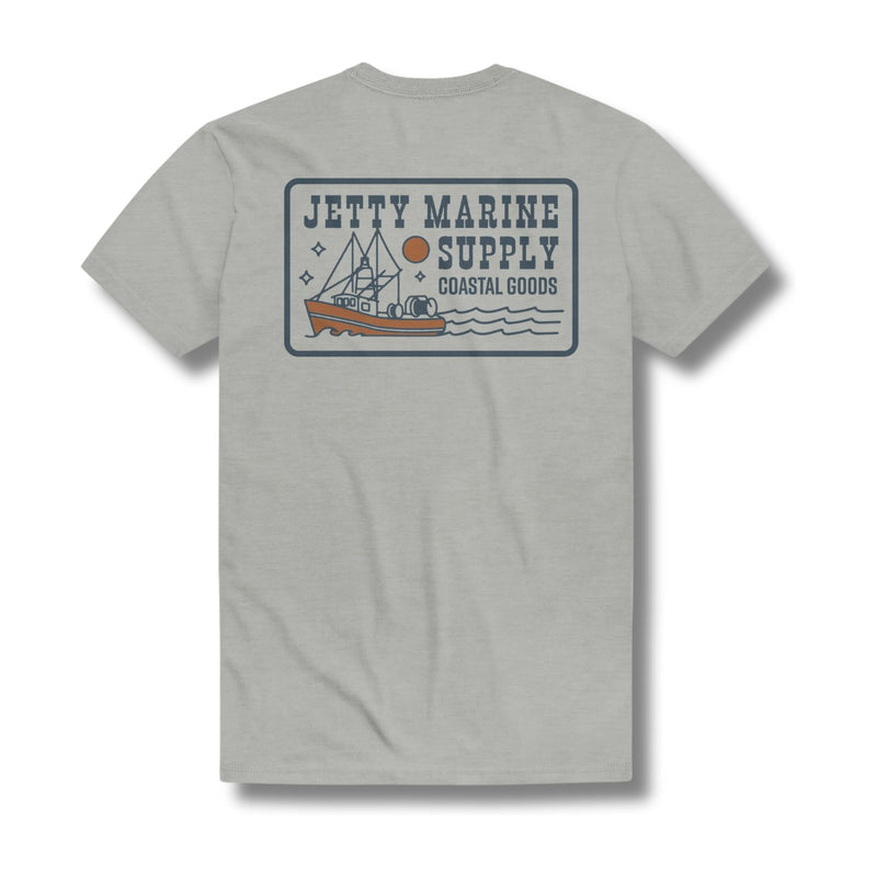 Trawler Tee – Heather Grey