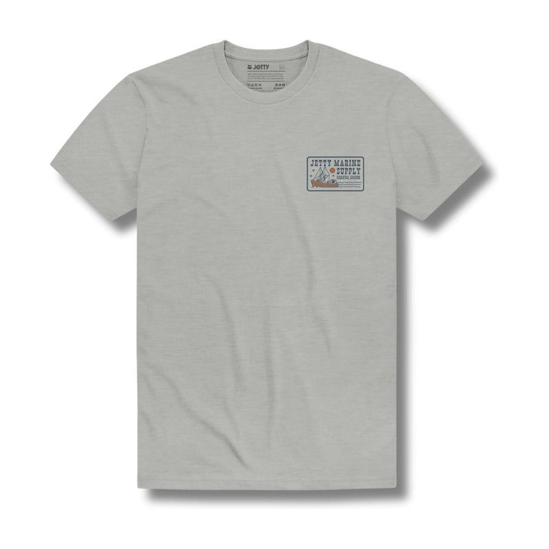 Trawler Tee – Heather Grey