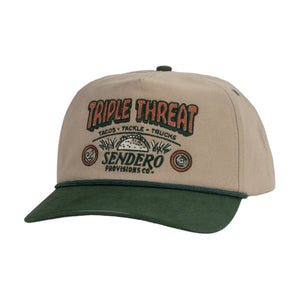 Triple Threat Hat - Tan - Rooster 