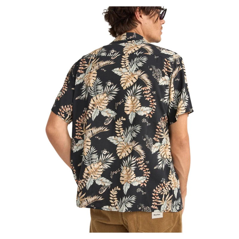 Tropical Paisley SS Shirt – Black
