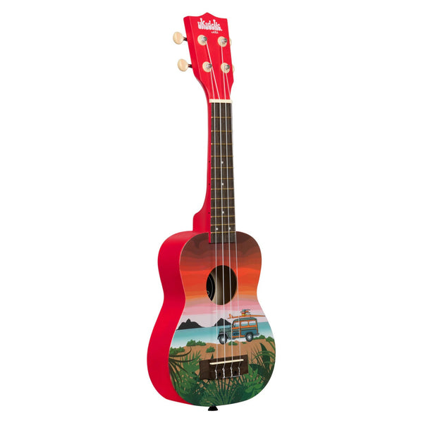 Ukadelic Surfari Soprano Ukulele - Rooster 