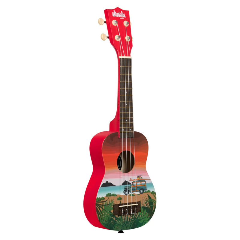 Ukadelic Surfari Soprano Ukulele - Rooster 