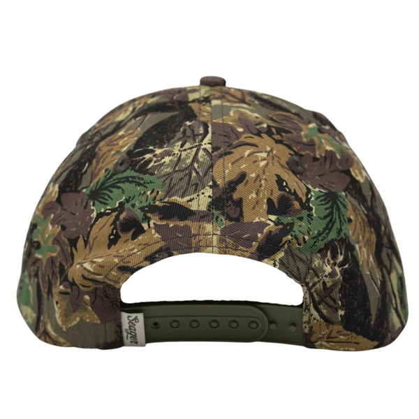 Uncle Bill Hemp Snapback Camo/Cream - Rooster 