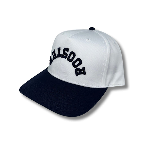 Upside Down Puff Rooster – Navy/White