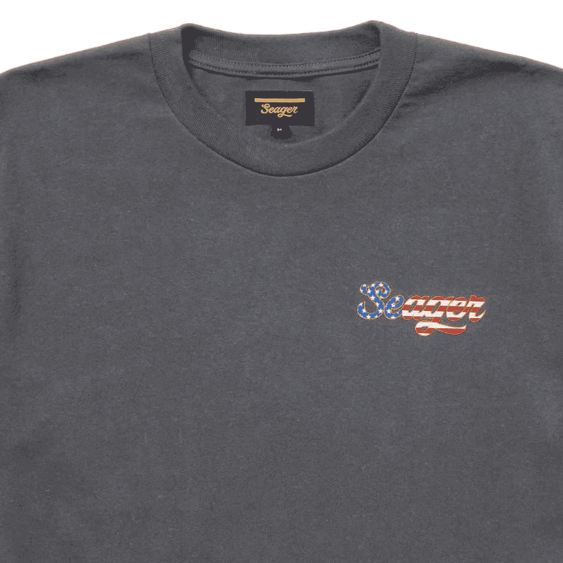 Usa Russ Tee – Vintage Black