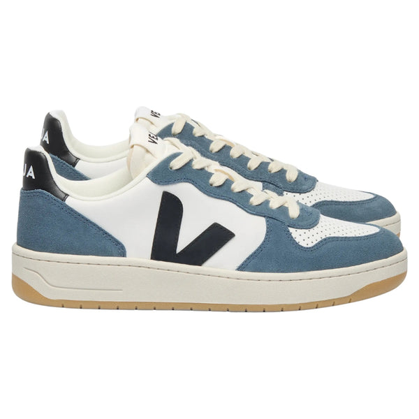 V-10 Leather White Black California - Rooster 