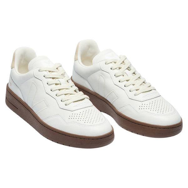 V-90 Leather – White Pierre Almond