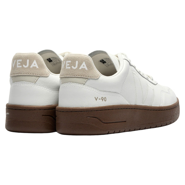 V-90 Leather – White Pierre Almond