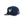 Front view of Waggle Feelin' Cocky Hat in Navy featuring an embroidered rooster swinging a golf club on a structured five-panel crown