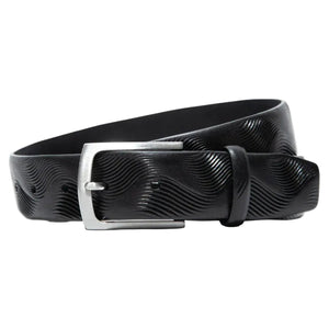 Waved Embossed Belt - Rooster 