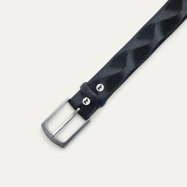 Waved Embossed Belt - Rooster 