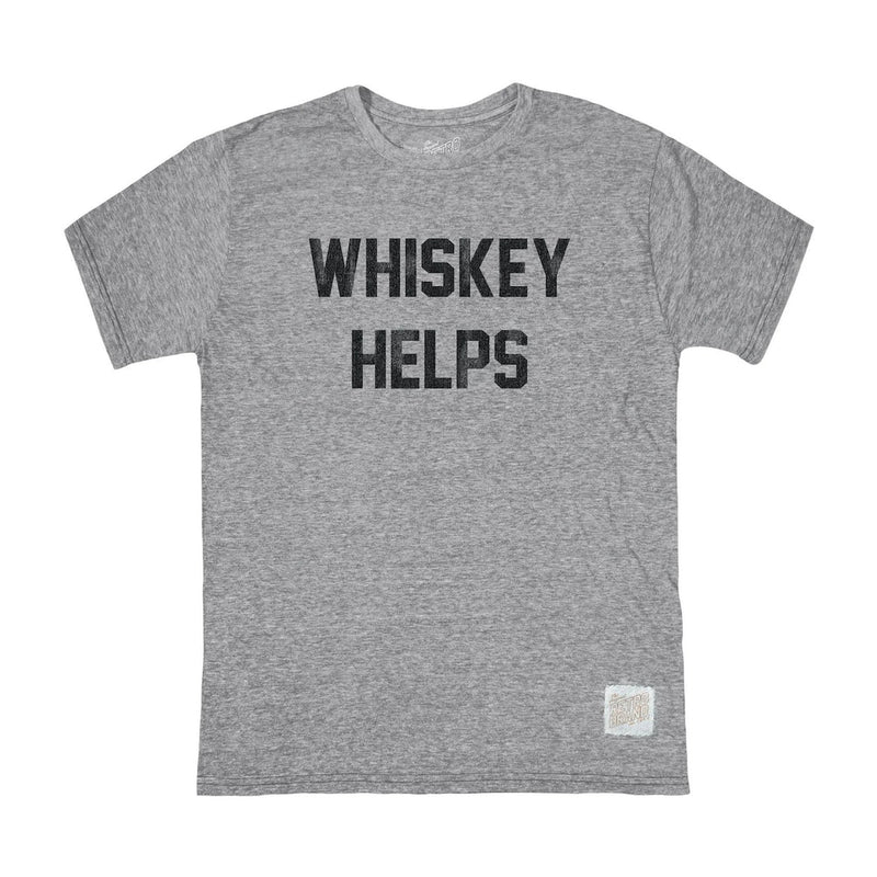Whiskey Helps – Grey/Black