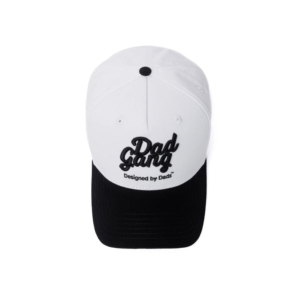 White & Black Logo Hat - Rooster 