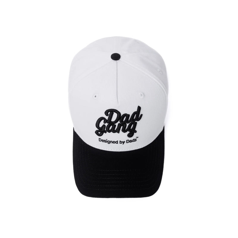 White & Black Logo Hat - Rooster 