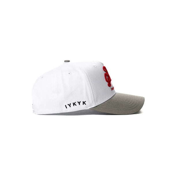White, Grey & Red - Rooster 