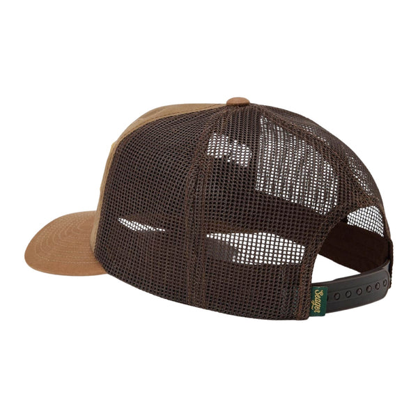 Wilson Waxed Canvas Snapback Tan - Rooster 