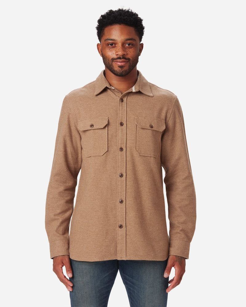 Winter Flannel - Utility Shirt – Camel