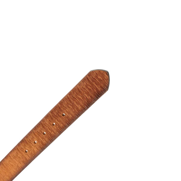Wood Grain Embossed Belt - Rooster 