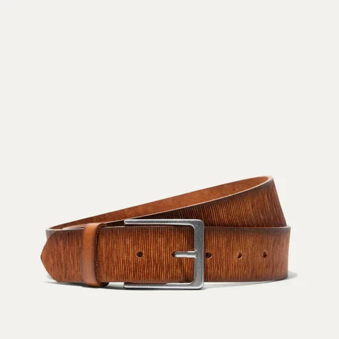 Wood Grain Embossed Belt - Rooster 
