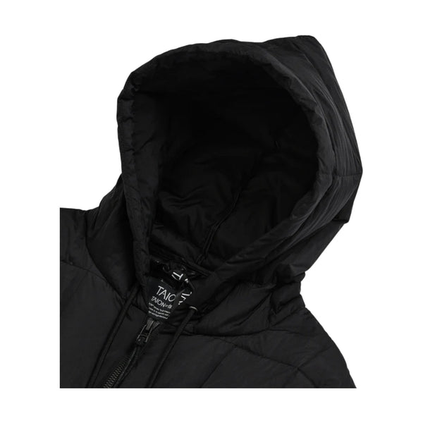 Work W-Zip Hood Rib Down Jacket - Rooster 