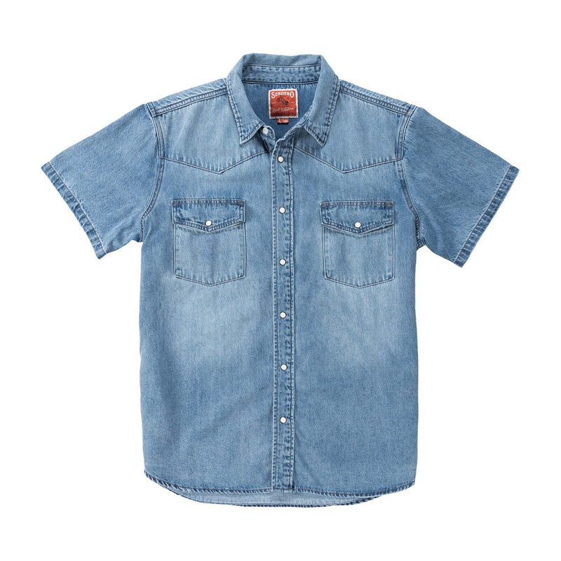 The Wyatt Pearl Snap – Vintage Denim