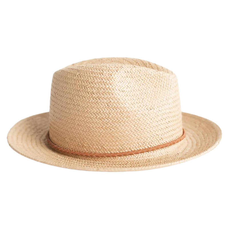 Wynwood Straw Fedora Sun Hat – Natural