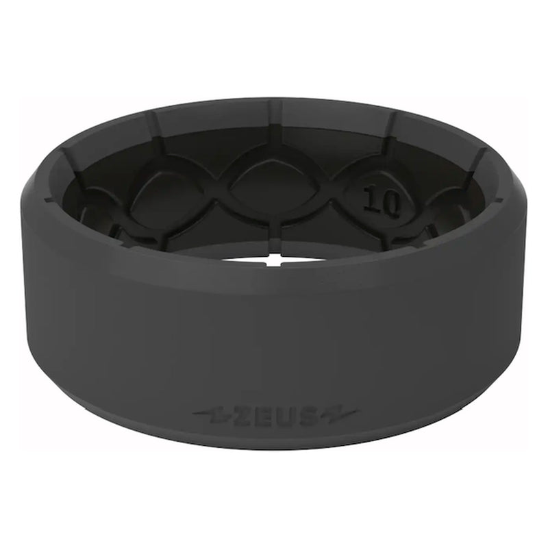 Zeus Edge Silicone Ring – Deep Stone Grey