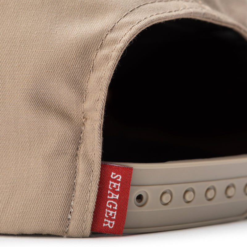 Branded Snapback – Tan