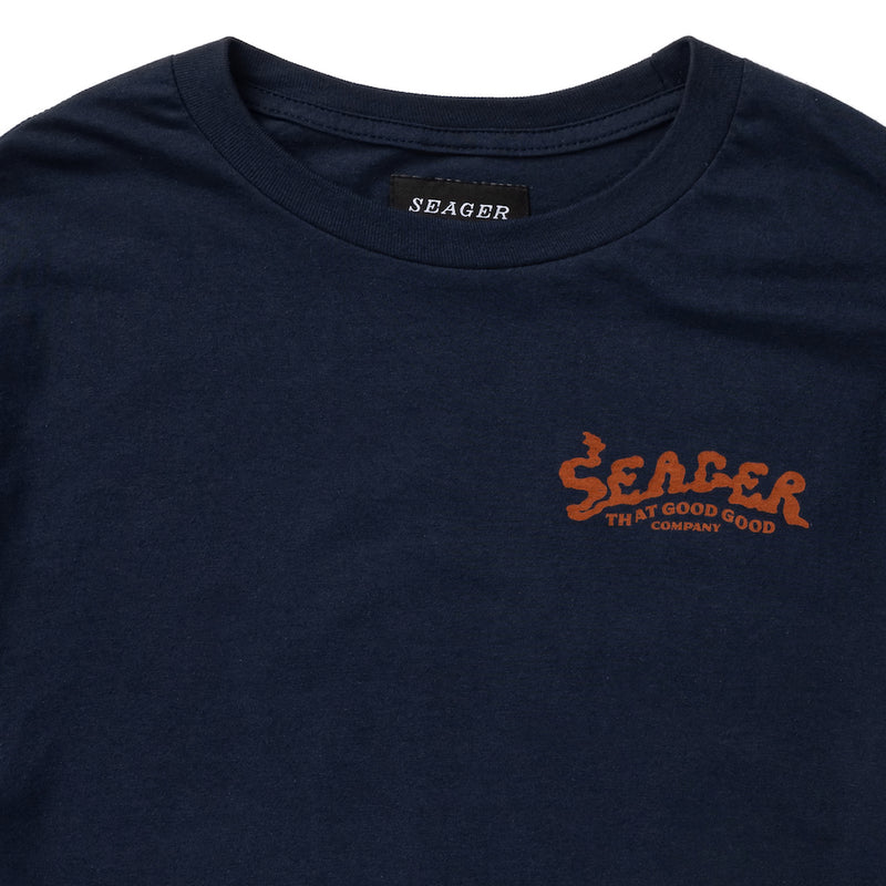 Burnout Tee – Navy
