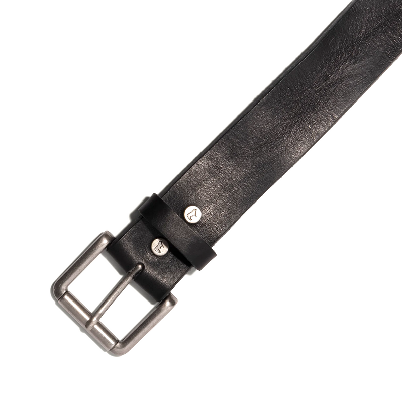 Vintage Washed Belt – Black