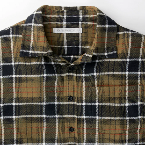 Transitional Flannel Shirt- Olive Branch - Rooster 
