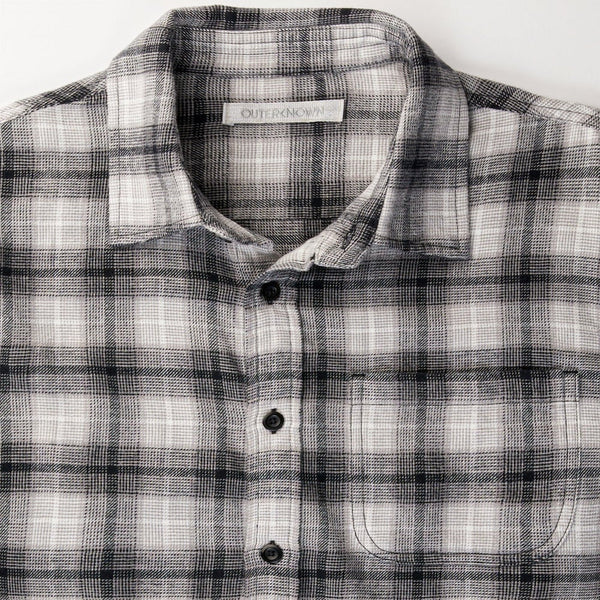 Transitional Flannel Shirt- Tarmac Grey - Rooster 