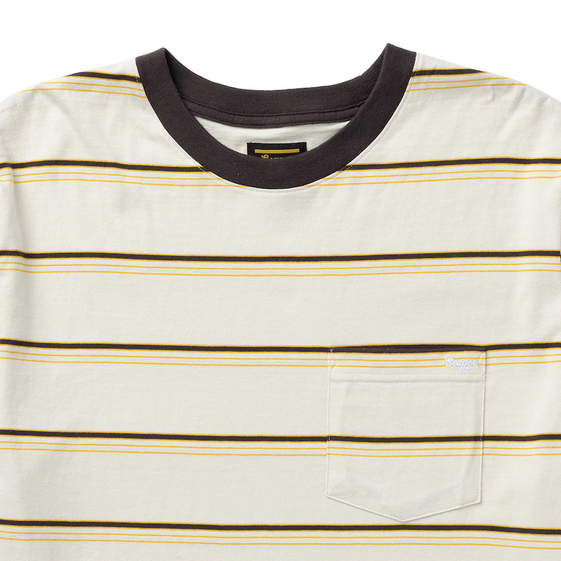 Canyon Stripe Crew – Brown/ Gold