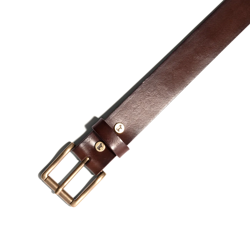 Saddle Leather Belt – Brown