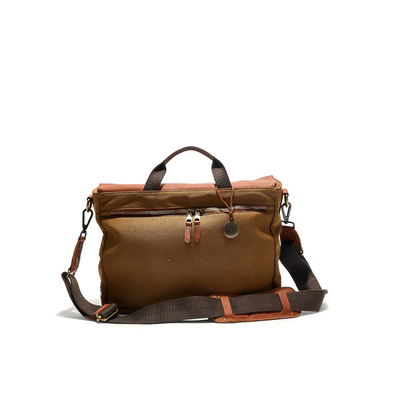 Wallace Canvas & Leather Messenger - Rooster 