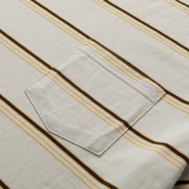 Canyon Stripe Crew – Brown/ Gold