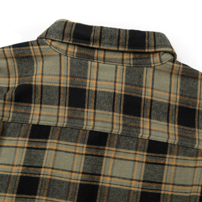 Calico Flannel – Black / Olive