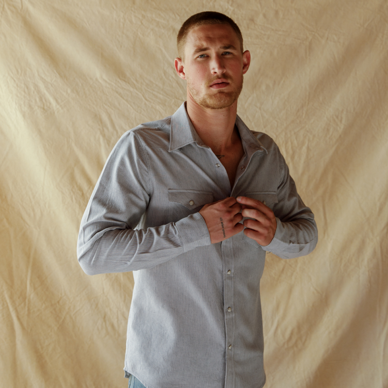 Easy Western – Cobalt Stripe