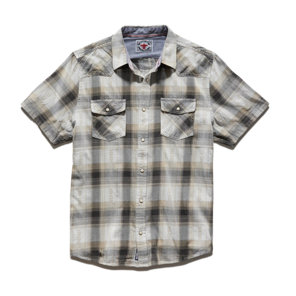 Groveton Vintage Washed SS Western Shirt - Rooster 