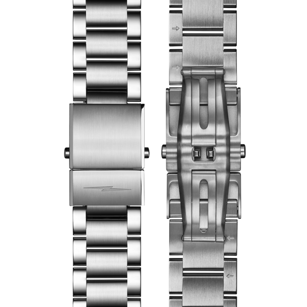 The Canfield Sport 45mm, Silver Bracelet - Rooster 