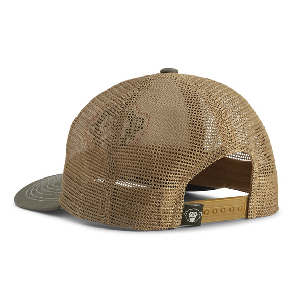 El Mono Standard Hat - Rifle Green/ Stone/ Old Gold - Rooster 
