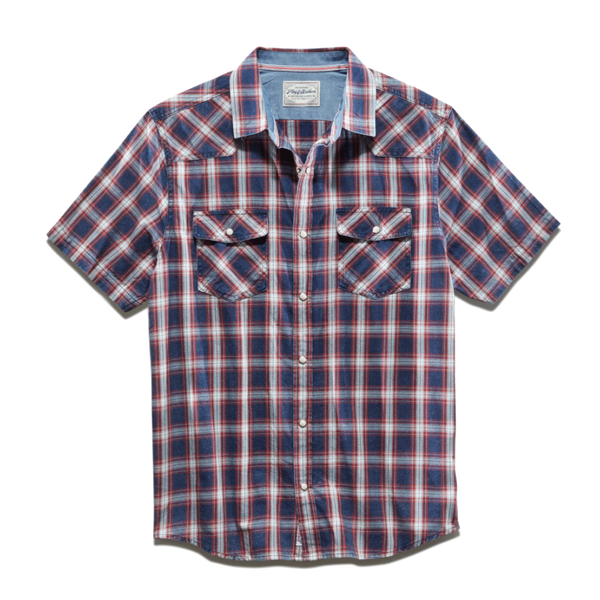 Cottonwood Vintage Washed Western Shirt - Rooster 