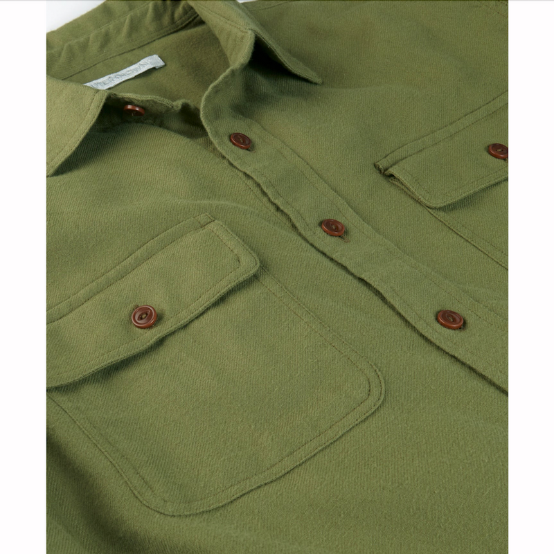 Dillon Pocket Flannel – Cactus